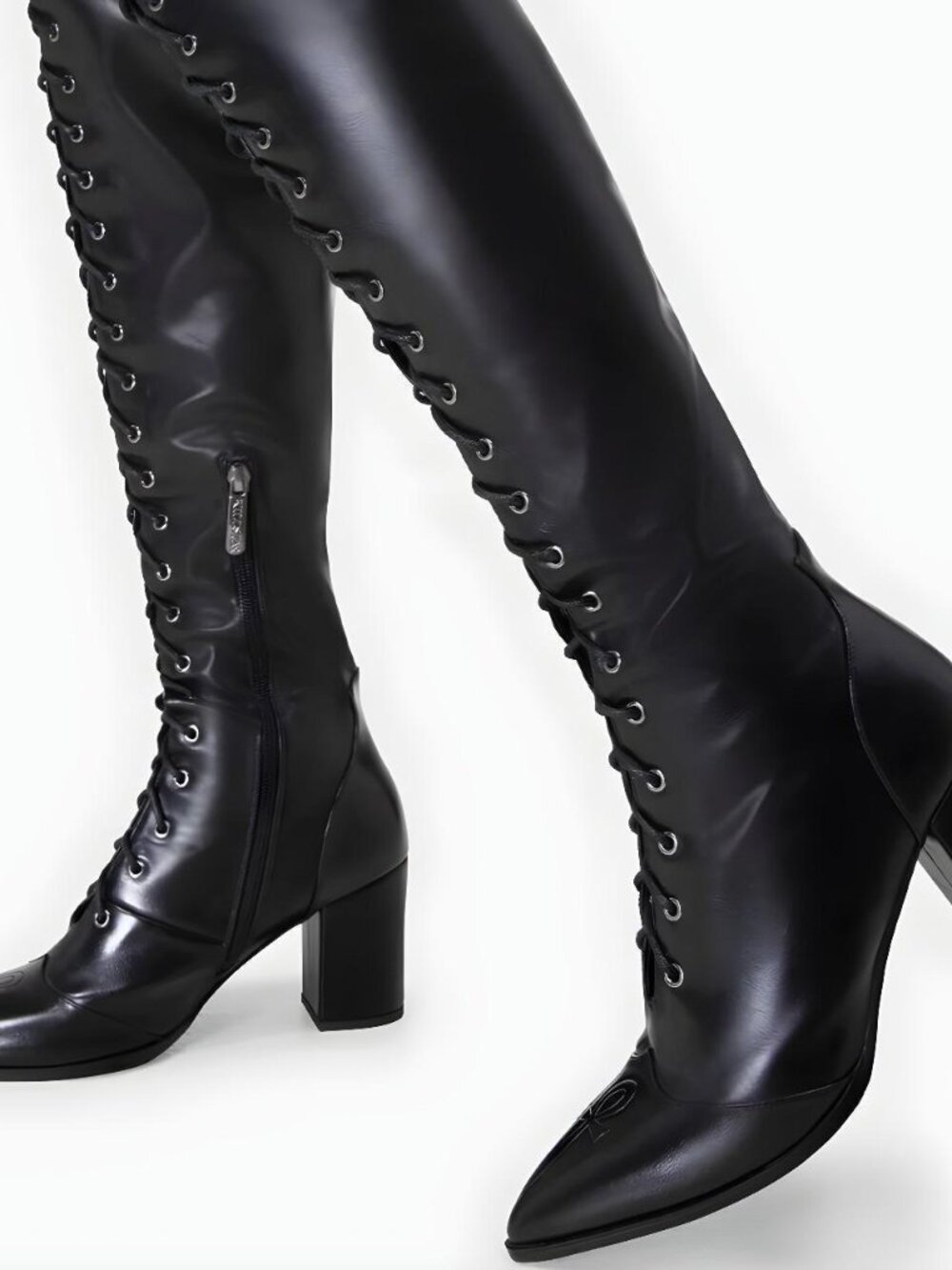 KILLSTAR Ankh Eveninghill Thigh High Boots Size 7 and 8 Available - Picture 3 of 3